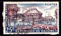 DAHOMEY - USATO - 1960 - Villaggio Ganvie - 25 - Used Stamps