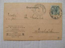 Borohradek - Praha - Fr.A. Urbanek  Cesky Knihkupec  Book Seller -  1903 D82920 - Cartoline Postali