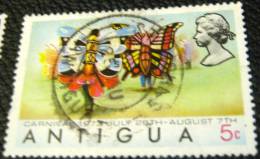 Antigua 1973 Carnival 5c - Used - 1960-1981 Autonomía Interna