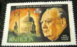 Antigua 1974 Centenary Of The Birth Of Sir Winston Churchill 35c - Used - 1960-1981 Interne Autonomie