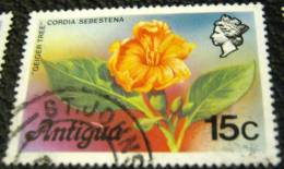 Antigua 1976 Geiger Tree Cordia Sebestena 15c - Used - 1960-1981 Interne Autonomie