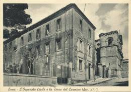 ENNA L'OSPEDALE E LA TORRE DEL CARMINE - Enna