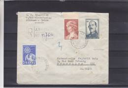 Rotary - Grèce - Lettre Recommandée De 1930 ° - - Storia Postale