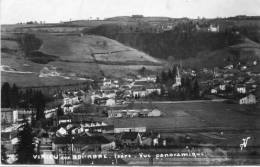 CPA 38 VIRIEU SUR BOURBRE VUE PANORAMIQUE 1947 Plan Rare - Virieu