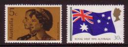 ⭕1970 - Australia ROYAL VISIT - Set 2 Stamps MNH⭕ - Nuovi