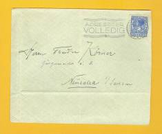 Netherlands Postly Used Old Cover - Interesting Postmark - Cartas & Documentos