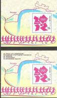 Russia 2012 Mi# Block 168 + Overprinted ** MNH - 2 Souvenir Sheets - Summer Olympics, London - Verano 2012: Londres