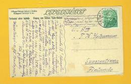 Hungaria: Postly Used Cover: Old Fine Postcard - Covers & Documents