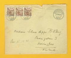 Helvetia: Postly Used Cover: Sent To Finland 1940 - Lettres & Documents