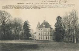 Champigny Chateau Vue Est à Mr Bonneville De Marsangis Baron Cottier - Champigny