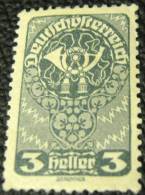 Austria 1919 Posthorn 3h - Mint - Ungebraucht