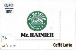 Carte Japan CAFÉ Coffee Koffie Japan Card Karte (36) - Alimentation