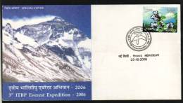 INDIA  2005  3rd  ITBP  Everest Expedition Cover #  05812   Indien Inde - Escalada