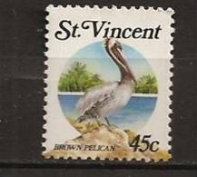 Saint Vincent 1988 N° 1054 ** Courant, Oiseau, Pélican Brun, Ile - St.Vincent (1979-...)