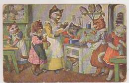 A.Thiele.Cats In Kitchen.T.S.N. Edition Nr.1677(6 Dess). - Thiele, Arthur