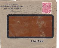 Perforés,Perfin,Perfins 1918 Cover LILIOM - VASZON - VALLALAT,AUSTRIA. - Perforadas