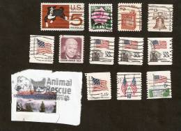 OS.16-8-9 USA, LOT Set Of 13 - 1975 Proclaim Liberty 1977 Freedom Speak Out Democracy 1981 Flag 1988 1970 1966 1973 1971 - Colecciones & Lotes