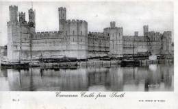 Beatiful Old Post Card   "   CARNARVON CASTLE FROM SOUTH  " - Sonstige & Ohne Zuordnung