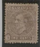 SARAWAK 1875 2c SG 3  MOUNTED MINT Cat £24 - Sarawak (...-1963)