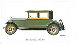 Belle Fiche   Pour Voiture -wwills  Sainte-claire  W 6 ;; 1925 - Automobili