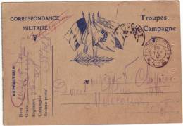 1916 - France, Carte En Franchise, Troupes De Campagne, Secteur Postal 128, Mirecourt, 16--2-1916 - WW1 (I Guerra Mundial)