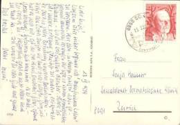 Schweiz / Switzerland - Postkarte Echt Gelaufen / Postcard Used ( O725) - Briefe U. Dokumente