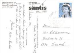 Schweiz / Switzerland - Postkarte Echt Gelaufen / Postcard Used ( O732) - Briefe U. Dokumente