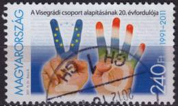 2011 Hungary Slovakia Czech Poland - European Union - Visegrad Group V4 - Europese Instellingen