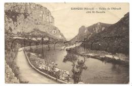 Ganges (34) : La Vallée De L'hérault Côté Saint-Bauzille  En 1920. - Ganges