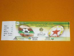 FC Shakhtar Donetsk-CSKA Sofia/Football/UEFA Cup Match Ticket - Eintrittskarten