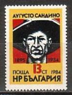 BULGARIA \ BULGARIE - 1984 - 40an De La Mort D'Augistino Sandino  - 1v** - Unused Stamps