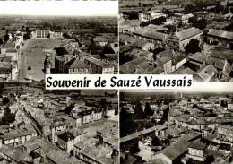 CPSM  SAUZE VAUSSAIS    Un Coin Du Village  Multivues - Sauze Vaussais