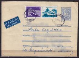 1973 Bulgaria  - Yugoslavia - Novi Sad / COVER LETTER / Air Mail - Stationery - Luftpost