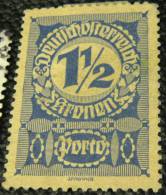 Austria 1919 Postage Due 1.5k - Mint - Impuestos