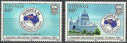 TUVALU..1984..Michel # 244-245...MNH. - Tuvalu (fr. Elliceinseln)