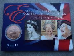 GRAN BRETAGNA  -  IL PENNY  DELLA  REGINA  RACCONTANO  I 60  ANNI DEL REGNO  DI SUA  MAESTA' REGINA ELISABETTA - - Maundy Sets  & Conmemorativas