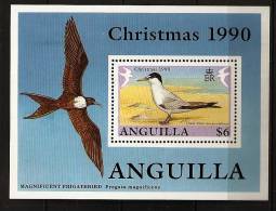 Anguilla 1990 N° BF 88 ** Nöel, Animaux, Oiseau De Mer, Sterna Albifrons - Anguilla (1968-...)