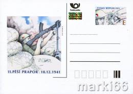 Czech Republic - 2011 - Tobruk Battle - Official Postcard With Hologram - Ansichtskarten