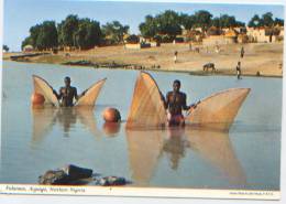 Pêcheurs, Fishermen, Fleuve Niger, Pêche, Argungu, Northern Nigeria, N´a Pas Circulé, Ed. Ministère De L´information - Nigeria