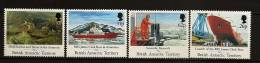 Antarctique Britanique BAT 1991 N° 205 / 8 ** Tableau, James Clark Ross, Bateau, Chantier Naval, Carmichael, Erebus - Autres & Non Classés