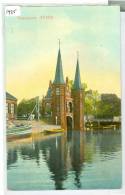 SNEEK * FRIESLAND *  ANSICHTKAART * CPA * WATERPOORT * GELOPEN  NAAR GRONINGEN (1425) - Sneek