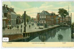 SNEEK * FRIESLAND *  ANSICHTKAART * CPA * LEMSTERSTRAATWEG *  (1431) - Sneek