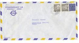 VER1240 - SVEZIA 24/10/1963 , Lettera Commerciale Per L'Italia  . - Storia Postale