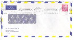 VER1245 - SVEZIA 31/7/1970 , Lettera Commerciale . 70 Isolato - Cartas & Documentos