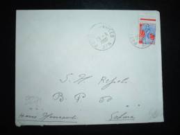 LETTRE POUR HASSI-MESSAOUD SAHARA TP MARIANNE A LA NEF 0,25 F OBL; 29-3-1960 POSTE AUX ARMEES AFN - 1959-1960 Marianna Alla Nef