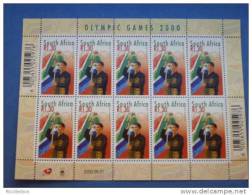 South Africa 2000 - One Sheetlet Australia Sydney Olympic Games Sports Olympics Stamps MNH SG1192-1196 - Sommer 2000: Sydney