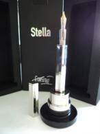 PENNA STILOGRAFICA “STELLA” VALLECCHI IN ARGENTO. DISEGNATA DA ETTORE SOTTSASS - Stylos