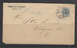 Lettre De 1882 Avec Son Contenu - Lettres & Documents