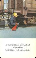 RAIL * RAILWAY * RAILROAD * TRAIN * HUNGARIAN STATE RAILWAYS * MAV * CALENDAR * Munkavedelem 1979 2 * Hungary - Kleinformat : 1971-80