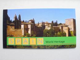 UNO-New York 848/53 MH 5 Booklet 5 Oo/used, UNESCO-Welterbe: Spanien - Postzegelboekjes